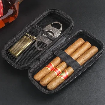 EVA Cigaru Box Malý Cigarety Fréza Ľahšie Prípade Prenosné 6PCS Cigarro Skladovanie Fajčenie Príslušenstvo Cestovné Nové