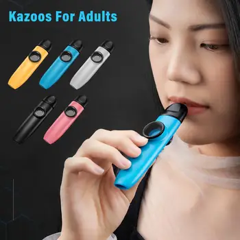 ABS Kazoos Hudobné Nástroje, Flauty Membrána Úst Kazoos Hudobné Nástroje Dobrý Spoločník pre Gitaru-Začiatočníkov Dospelých H8I7