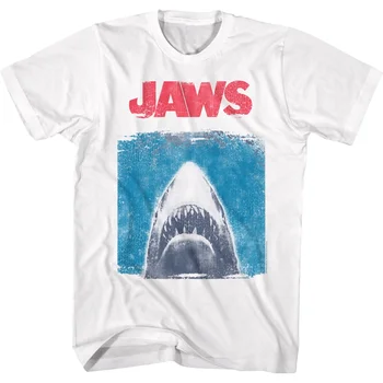 Veľký Biely Žralok Náčrt Čeľuste T-Shirt