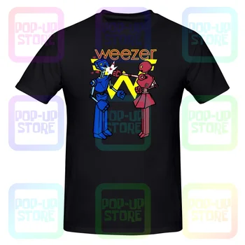 Weezer Babydollrobot Láska Tričko tričko Tričko Retro Darček Spojov Najlepšiu Kvalitu