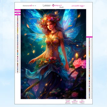 5D DIY Diamond Maľovanie Nové 2023 Cartoon Fantasy Magic Princess Mozaiky Výšivky Kríž Set Home Art Decor Darček алмазная мозаика