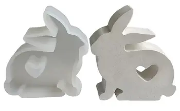 Králik, Silikónové Formy 3D Veľkonočné Roztomilý Králik Čokoládový Fondant Piecť Tortu Formy 3D Matný Králik Mydlo Pečenie Nástroje dodanie