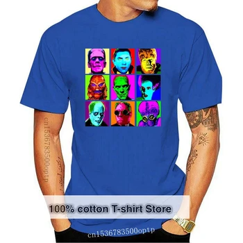 Nové pánske T-Shirts Univerzálny Frankenstein Horor Film Vtipný O-neck T Shirt Tees Mužov Bavlnené Tričko Harajuku