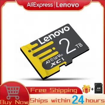 Lenovo Pamäte Micro SD Karty V30 U3 128 gb kapacitou 32GB SD Karta SD/TF Flash Karty 2TB 1 TB Triedy 10 Pamäťovej Karte Telefónu sd adaptér darček