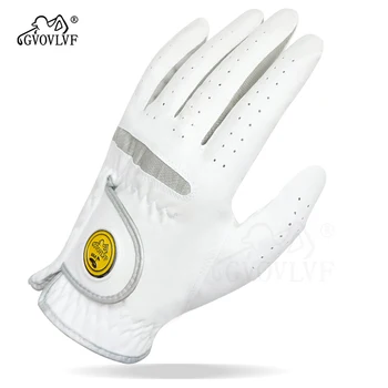 1 Kus alebo 1 Pár Mužov Golf Glove Micro Mäkké Textílie Priedušná Pohodlné Montáž S Magnetickým Značku Vymeniteľné Pre Golfistov