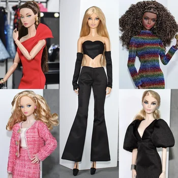 Limitovaná edícia oblečenie set / Módne šaty, tričko, kabát 1/6 Bábiky oblečenie vyhovovali oblečenie pre 30 cm Xinyi FR ST PP blythe Bábika Barbie