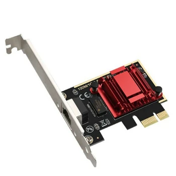 2,5 G PCI-E Na Sieť RJ45 Karty Bezdiskovú Sieťová Karta Ethernet 2500Mbps 2.5 Gbps Pre PC