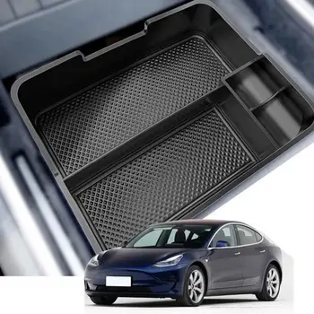  pre Tesla Model 3 2017 2018 2019 2020 Auto Strednej lakťovej opierky Okno Uloženie Upratovanie, Rukavice Box Úložný Box Non-Slip Auto Accessori F5M5