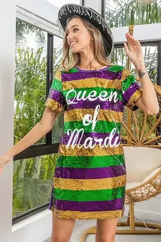 Ženy Mardi Gras Obliekať Dres Dámy Dovolenku Tuku utorok Kráľovná Mardi 2024 Oblečenie, Kostýmy Pre Ženy