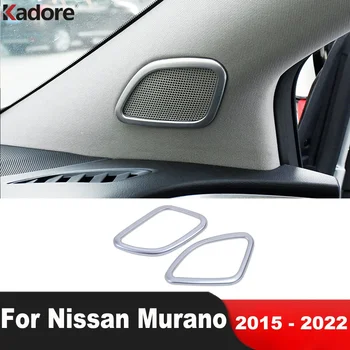 Na Nissan Murano 2015 2016 2017 2018 2019 2020 2021 2022 Matný Auto Predné Dvere Stĺpcový Reproduktor Kryt Výbava Interiérové Doplnky
