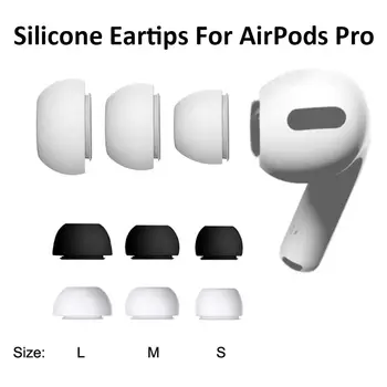 Najnovšie Mäkké Silikónové Štuple Slúchadlá Tipy Prípadoch Earplug Kryt pre Apple Airpods Pro L M Y Veľkosti Slúchadiel Eartips pre Airpods 3