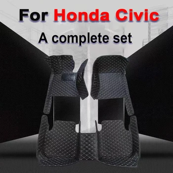 LHD Auto Podlahové Rohože Pre Honda Civic 2022 2023 2024 Koberce Styling Chrániť Doplnky, Koberce Nohy Pad Auto Diely Nepremokavé Obaly