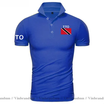 Trinidad a Tobago Polo shirts Mužov Krátke Rukáv Tričko Značky Classic Vlajkou Krajiny, Dizajn Topy ak chcete Trinidadian Trini Trinbagonian