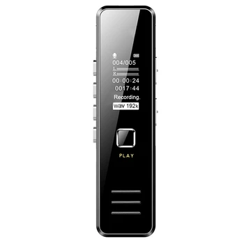 Digitálny Hlasový Záznamník, MP3 Prehrávač Mini Rekordéry pero Podpora 32 GB TF Karty, Profesionálne Diktafón 20-hodinový Čas Nahrávania