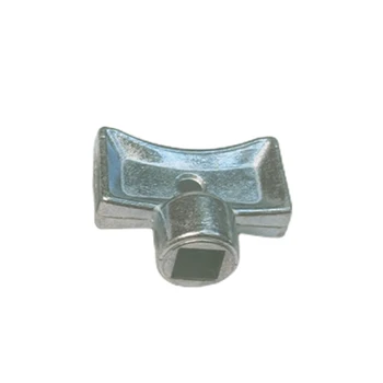 Kľúčové Výfukový Ventil Kľúč 2 ks 5×5 mm Nerozbitné Materiál Strieborné Námestie Zásuvka Pre Štandardné Kúrenie, Ventily Praktické