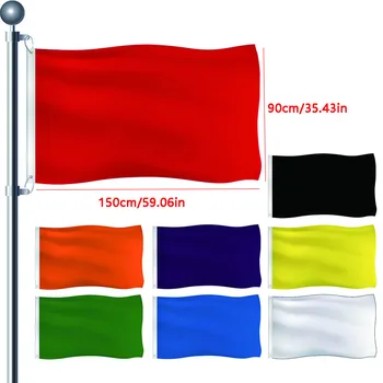90x150cm jednofarebné Vlajka Biela Vlajka Farbou Banner pre Festival Domáce Dekorácie Vlastný Banner Kovové Otvory osadené priechodkami