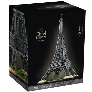 10001 KS Veľké Eiffelova Veža Stavebné kamene, Tehly Deti Narodeniny, Vianočné Darčeky, Hračky Kompatibilné 10307 10181 17002 NA SKLADE