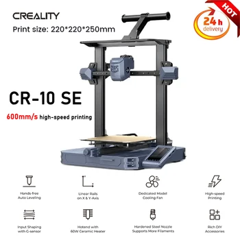 Creality CR-10 SE DIY 3D Tlačiarne 600 mm/s High-rýchlosť Tlače Vysokou Presnosťou Železničnej Tlačiareň Lineárne Koľajnice v X & Y-Osi Hotend