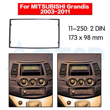 2 din Rádio Fascia pre MITSUBISHI Grandis 2003-2011 Audio Panel Mount Inštalácie palubnej doske Auta Rám Adaptér Rádio Stereo DVD a CD