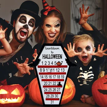2023 Časovač Halloween Kalendár, Halloween Rakva Kalendár, Mobilné Blok Kalendár, Príchod Kalendár, Halloween Dekorácie