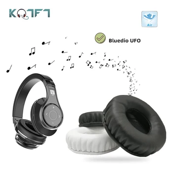 KQTFT 1 Pár Náhradné Ušné Vankúšiky pre Bluedio UFO Plus HD, Bluetooth 5.0 Stereo Headset mušle slúchadiel Earmuff Kryt Vankúš Poháre