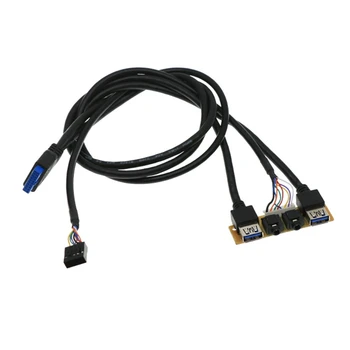 Počítač USB3.0 + USB2.0 pre HD Porty I/O Doska Vnútorný Kábel usb HUB Wi