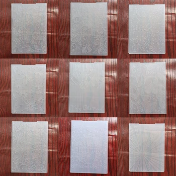 NOVÁ Klasická Razba Zložky Transparentné Razba Plastové Dosky Dizajn Pre DIY Rezanie Papiera Zomrie Scrapbooking Obrázok