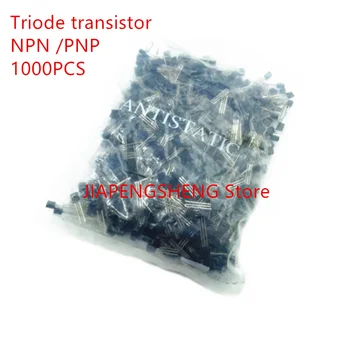Celý balík do triode tranzistor 2N4401 2N4403 2SA1015 2SC1815 2SC945-92 tranzistor