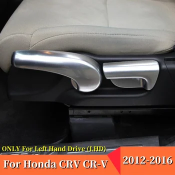 3ks autosedačky nastavenie Prepnúť Panel Dekorácie Kryt Trim ABS Chrome Auto Styling Príslušenstvo Pre Honda CRV CR-V 2012-2016