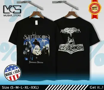 Satyricon - Nemesis Divina 1996 vintage black metal T-SHIRT USA VEĽKOSTI S-3XL
