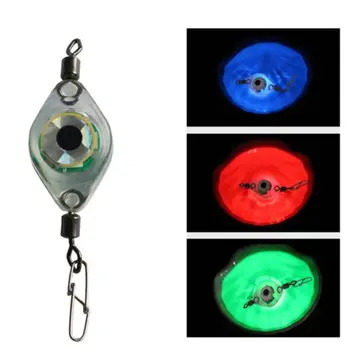 1pc LED Ryby Lampa Mini Rybárske Lure Svetlo LED Hlboko Klesnúť pod vodou Oko Tvar Rybárske Squid Rybárske Návnady Svetelný Lure